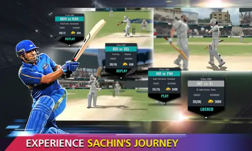 image of sachin saga cricket champions android cricket game