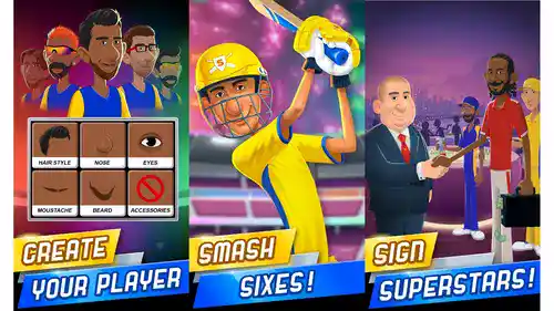 image of stick cricket super league cricket game for android