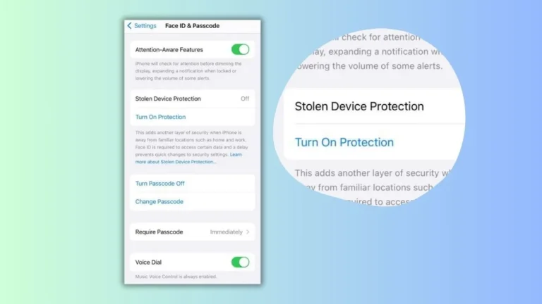 How to Turn On Stolen Device Protection Feature on iPhones (And What It Is?)