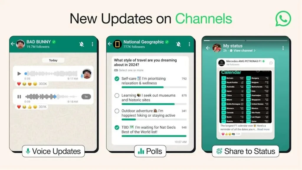 WhatsApp's New Features for Channels